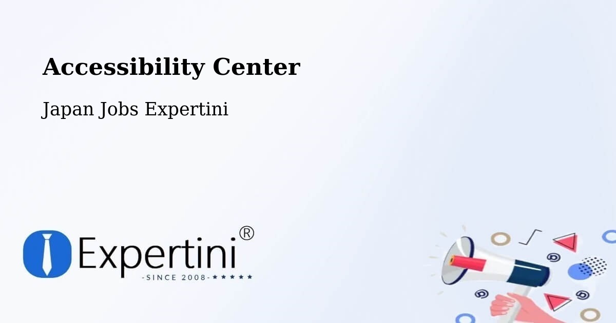 Accessibility Statement – Komaki - Japan Jobs Expertini