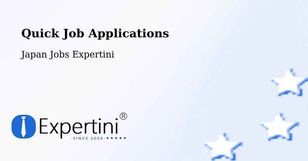 Quick Apply Feature – Komaki - Japan Jobs Expertini