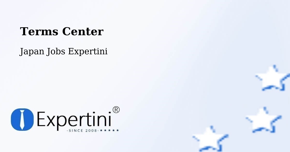 Terms of Service – Komaki - Japan Jobs Expertini